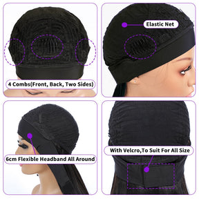 Brazilian Kinky Curly Headband Wigs